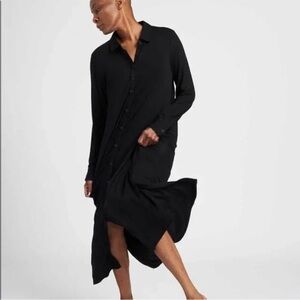 NWT Universal Standard 100% Merino Wool Button Down V Neck Duster Cardigan Dress